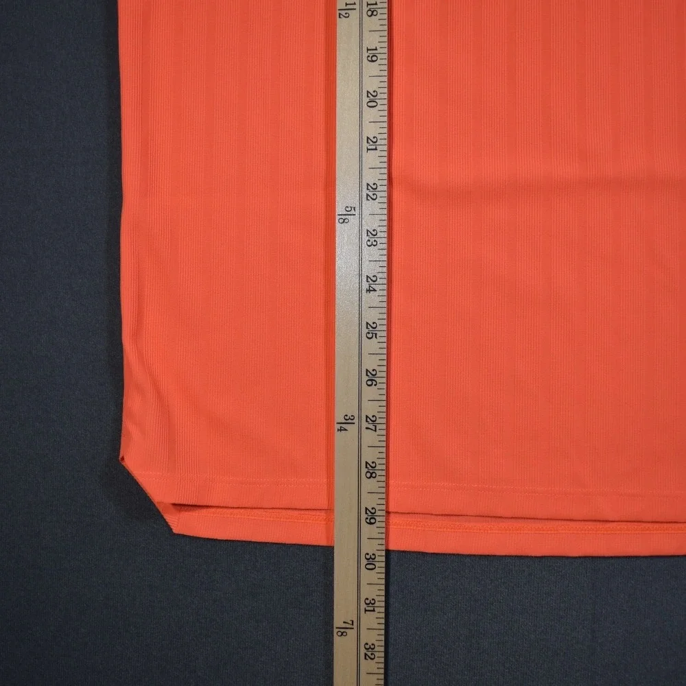 Nike Court Dri-FIT ADV Slam Tennis Top Bright Mango Large Slim Fit HM6710-873